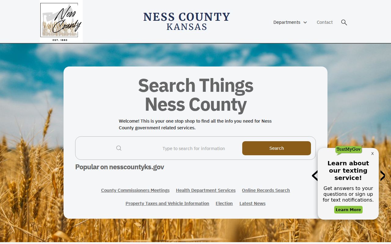 Ness County technology notices separate from court docket access